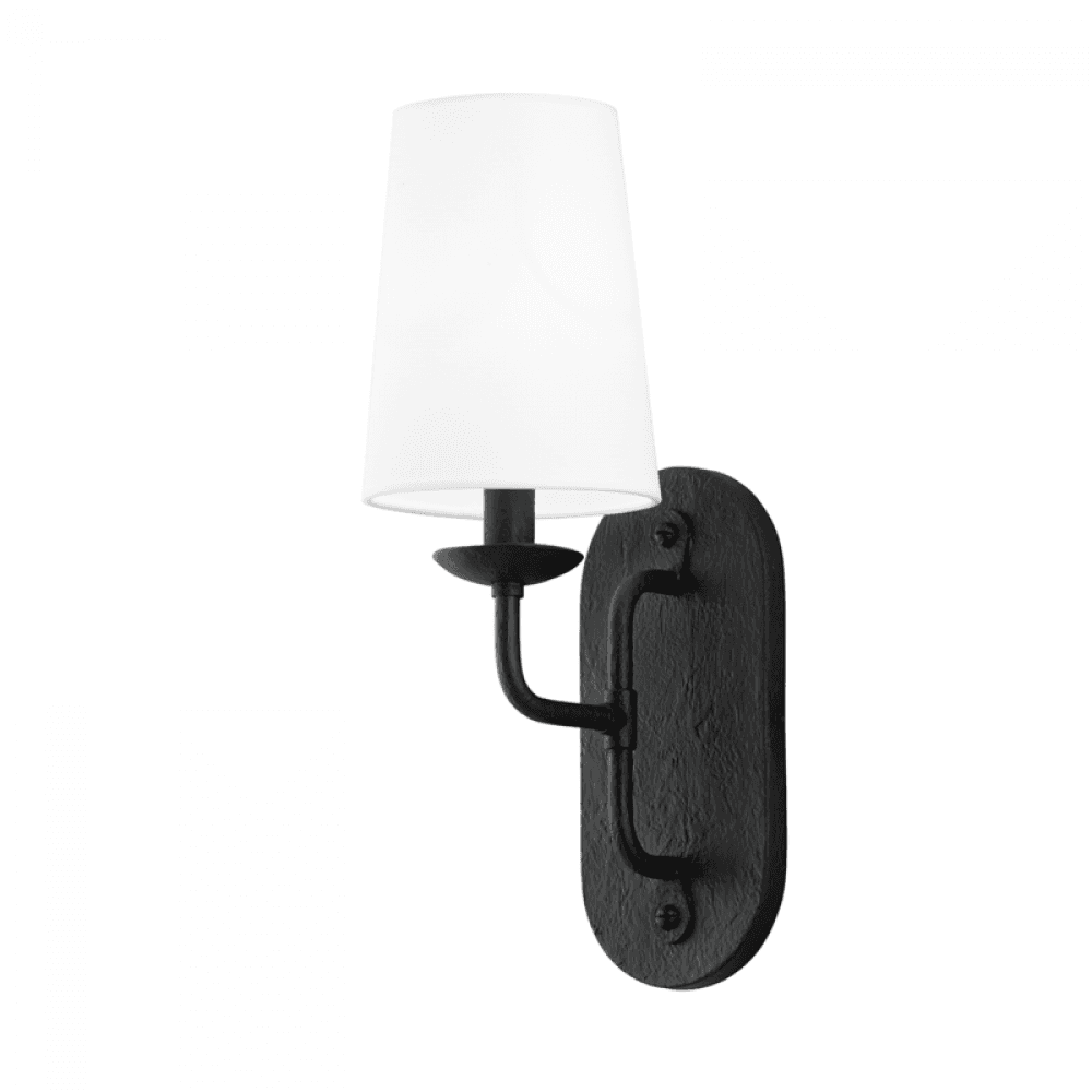 Troy Moe Wall Sconce Black Iron