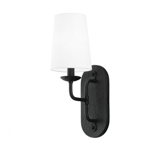 Troy Moe Wall Sconce Black Iron