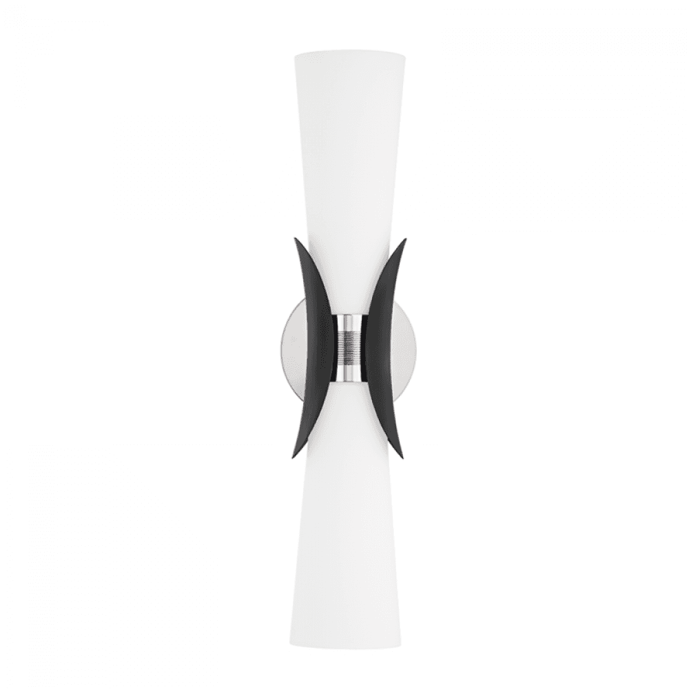 Troy Muncie Wall Sconce Nickel