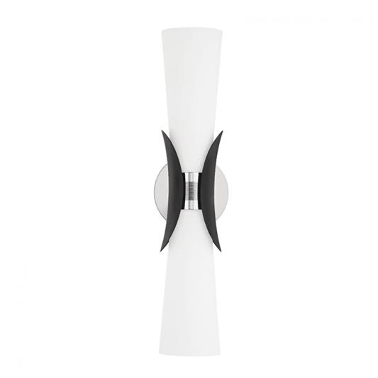 Troy Muncie Wall Sconce Nickel