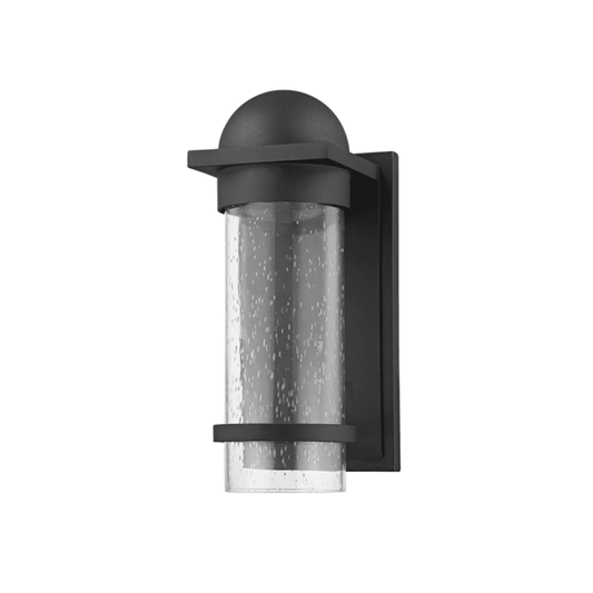 Troy Nero Wall Sconce Texture Black