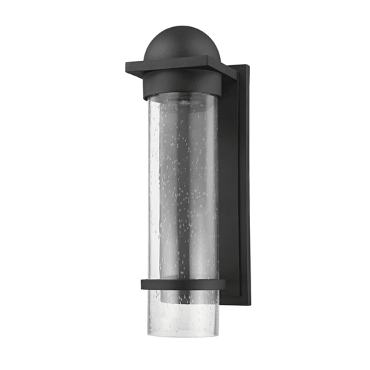 Troy Nero Wall Sconce Texture Black