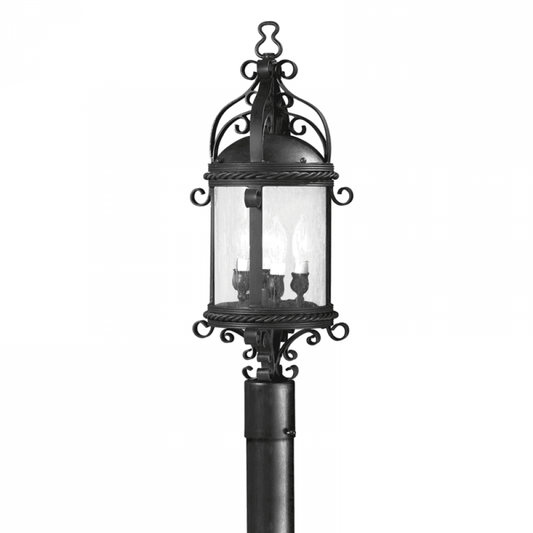 Troy Pamplona Post Lantern Soft Off Black