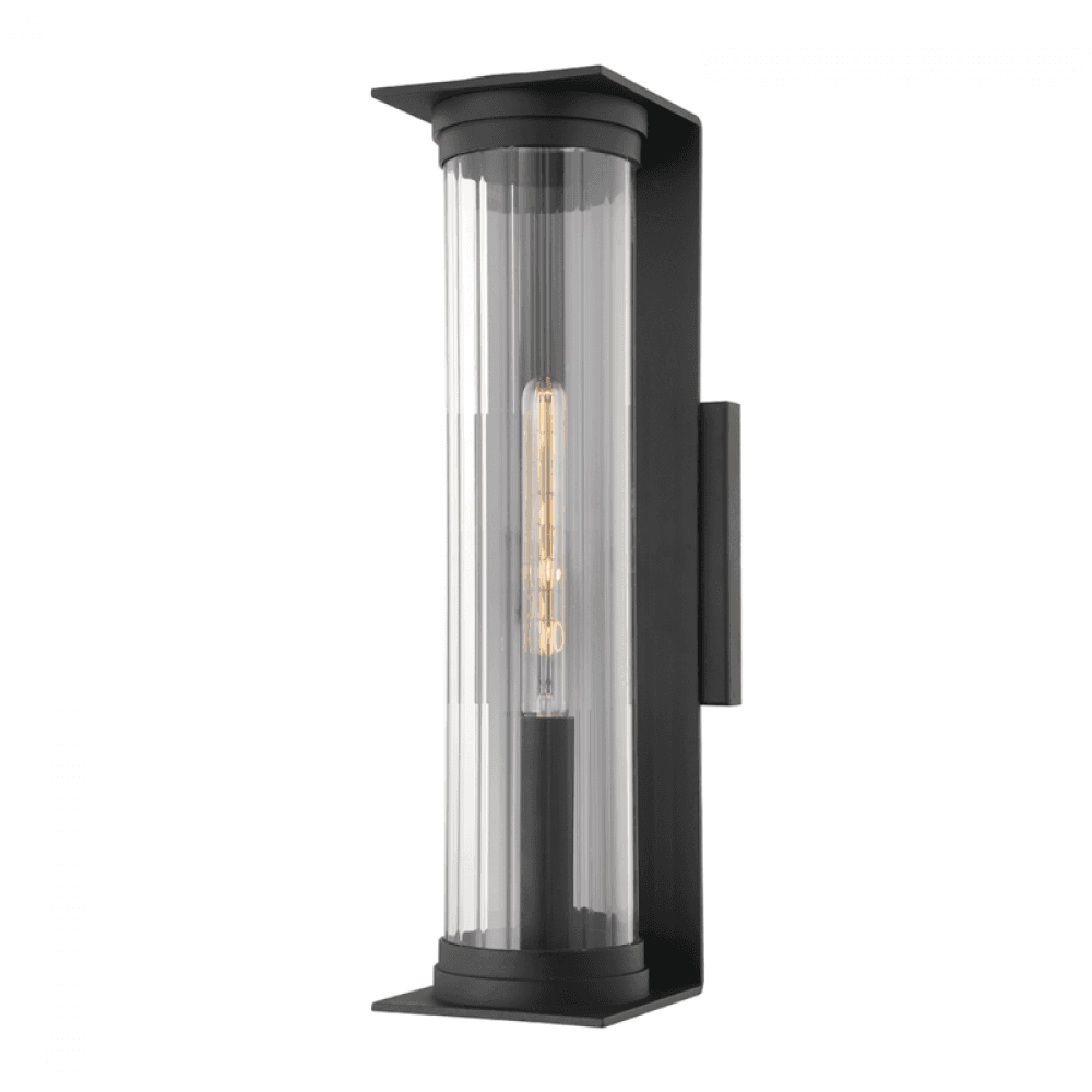 Troy Presley Exterior Wall Sconce Black