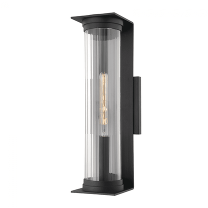 Troy Presley Exterior Wall Sconce Black