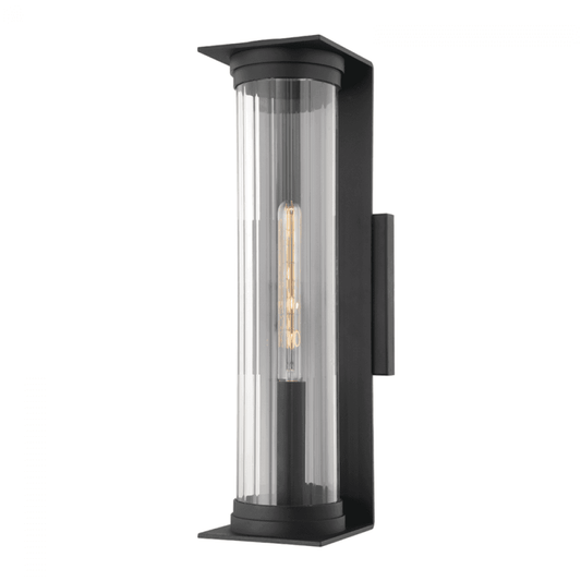 Troy Presley Exterior Wall Sconce Black