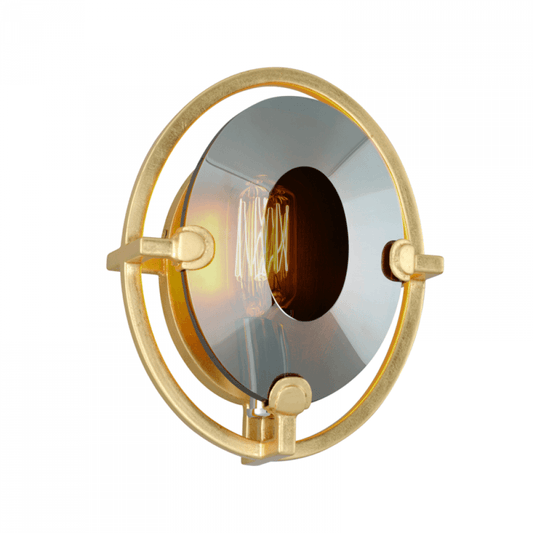 Troy Prism Wall Sconce Gold Leaf