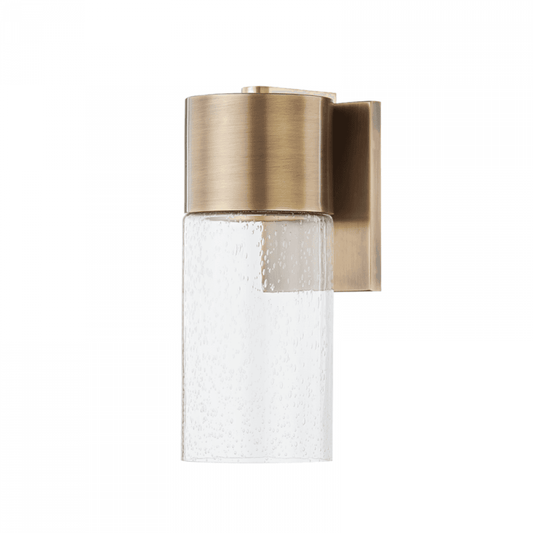 Troy Pristine Wall Sconce Patina Brass