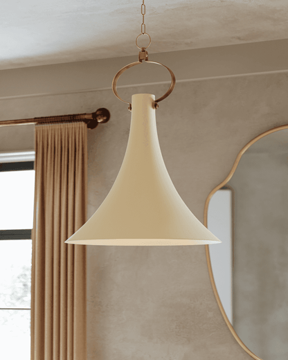 Troy Radcliff Pendant, 1-Light, Patina Brass, 34.25"H (F1525-PBR/SSD UJPH)