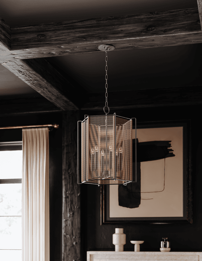 Troy Ramon Lantern, 6-Light, Textured Black, 28"H (F9822-TBK UJQ2)