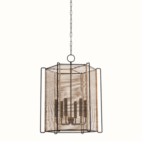 Troy Ramon Lantern Textured Black