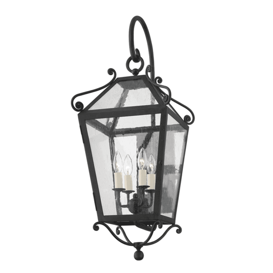 Troy Santa Barbara Exterior Wall Sconce French Iron