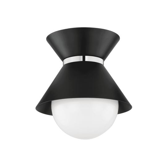 Troy Scout Flush Mount Black