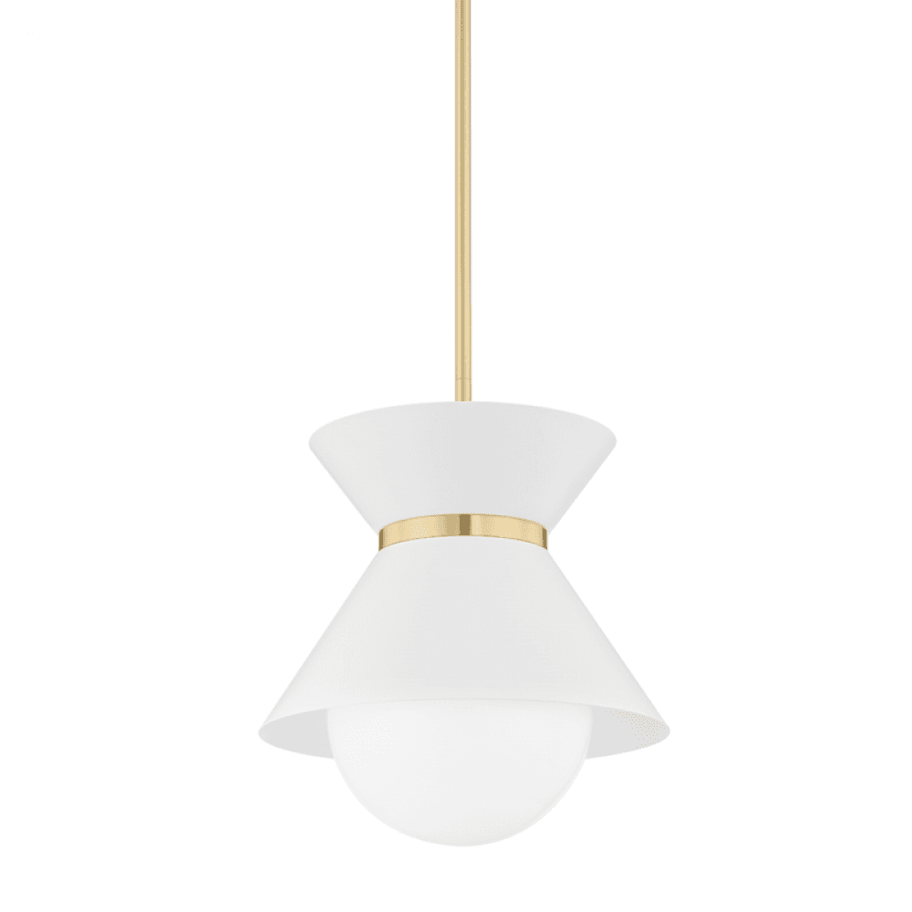Troy Scout Pendant Soft Black, Polished Nickel