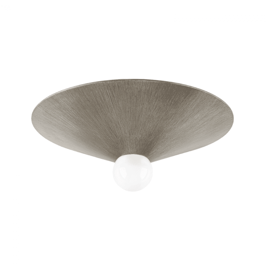 Troy Summit Flush Mount Gray