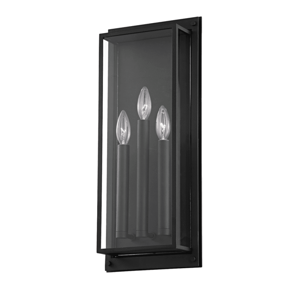 Troy Winslow Wall Sconce Texture Black