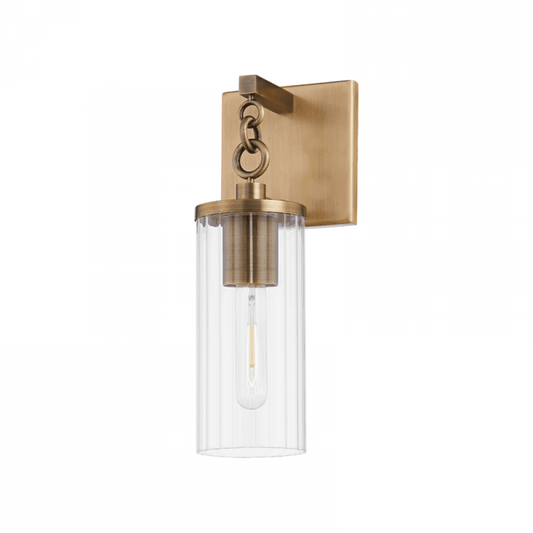 Troy Yucca Wall Sconce Patina Brass