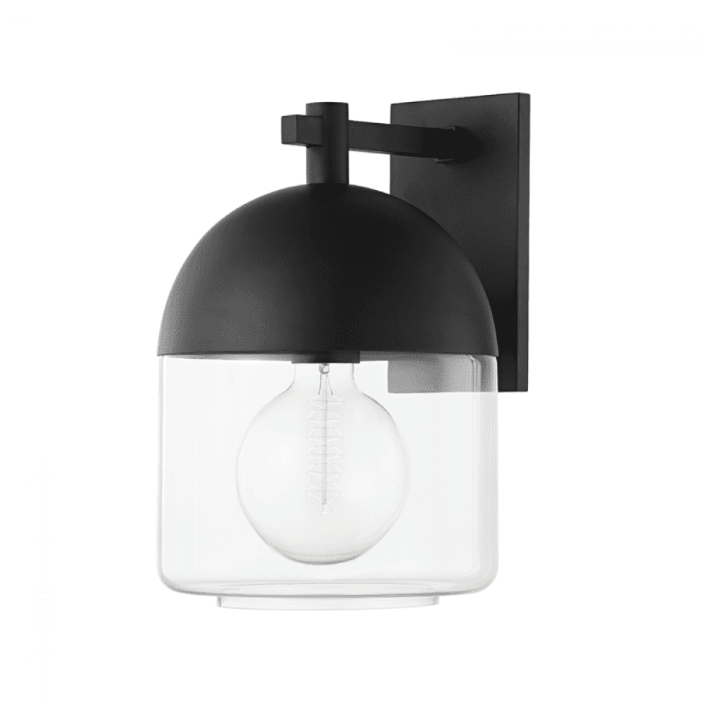 Troy Zephyr Wall Sconce Texture Black