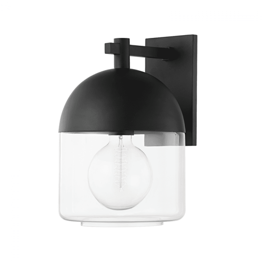 Troy Zephyr Wall Sconce Texture Black