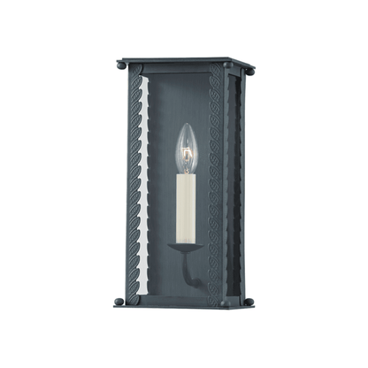 Troy Zuma Wall Sconce Verdigris Gray
