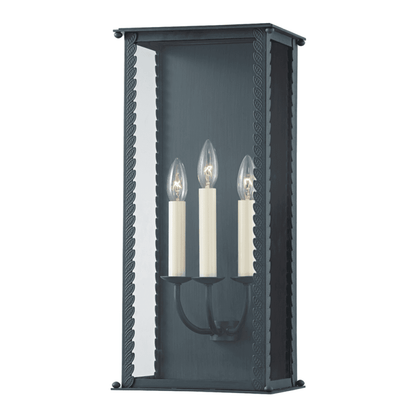 Troy Zuma Wall Sconce Verdigris Gray