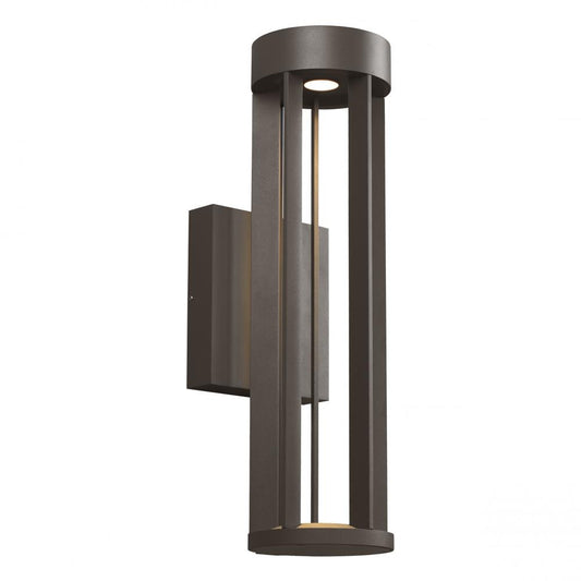 Visual Comfort Modern Turbo Outdoor Wall Sconce Bronze