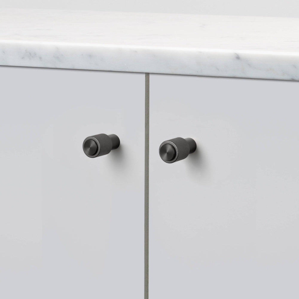 Furniture Knob - Cast, Gun Metal
