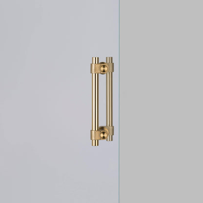 Double-Sided Pull Bar - Cast, Small, Brass