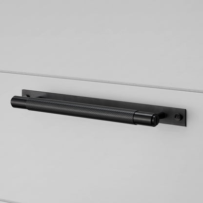 Pull Bar - Cross Plate, Large, Black