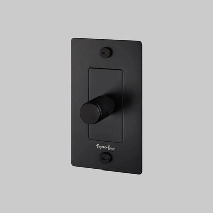 Dimmer Switch - Incandescent, Logo, Black