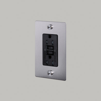 Outlet - GFCI, No Logo, Steel