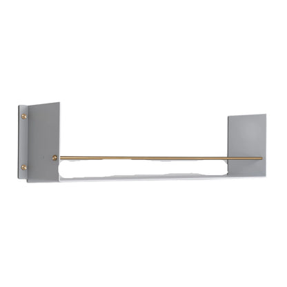 Buster + Punch Kitchen Girder Wall Shelf Stone, Brass