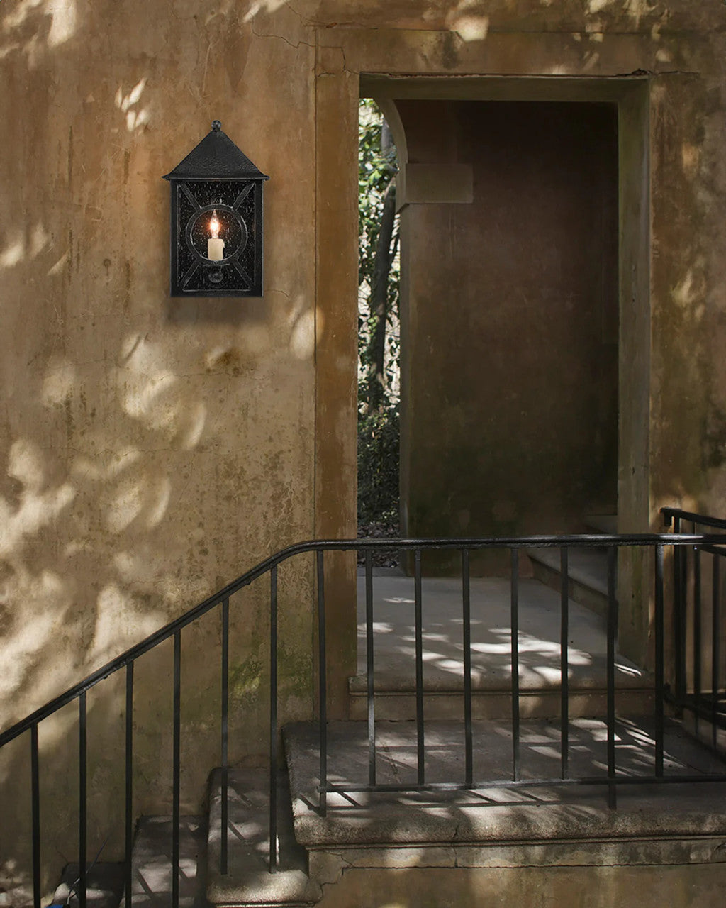 Ripley Small Outdoor Wall Sconce, Currey and Company (5500-0004 KKTP)
