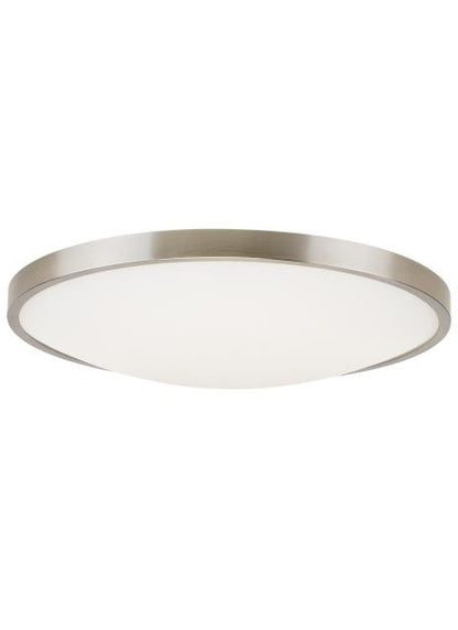 Visual Comfort Modern Vance Flush Mount Nickel, Satin Nickel