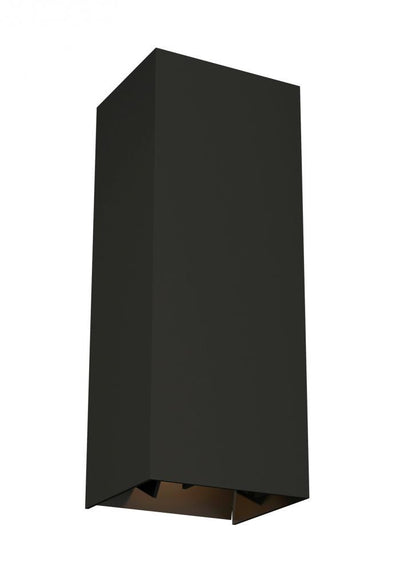Visual Comfort Modern Vex Outdoor Wall Sconce Black