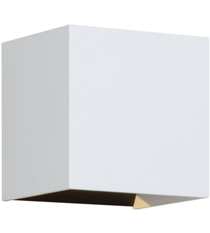 Visual Comfort Modern Vex Outdoor Wall Sconce White