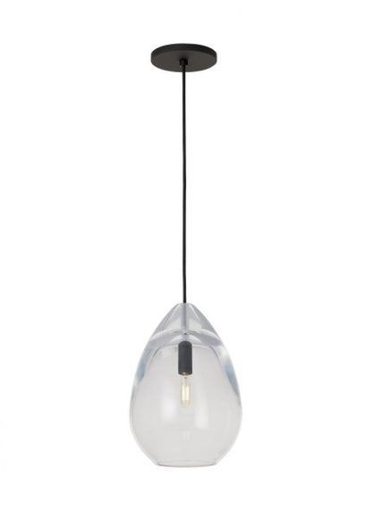 Visual Comfort Modern Alina Small Accent Pendant Nightshade Black
