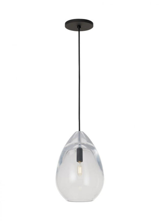 Visual Comfort Modern Alina Small Accent Pendant Nightshade Black