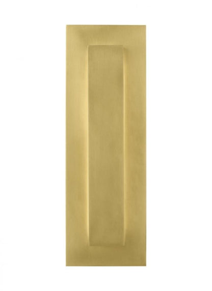 Visual Comfort Modern Aspen Outdoor Wall Sconce Natural Brass
