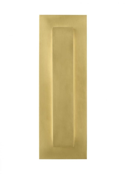 Visual Comfort Modern Aspen Outdoor Wall Sconce Natural Brass