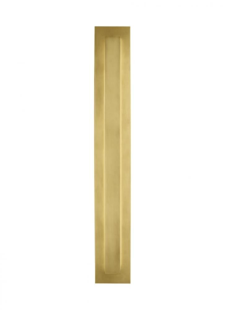 Visual Comfort Modern Aspen Outdoor Wall Sconce Natural Brass