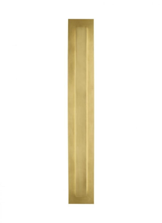 Visual Comfort Modern Aspen Outdoor Wall Sconce Natural Brass