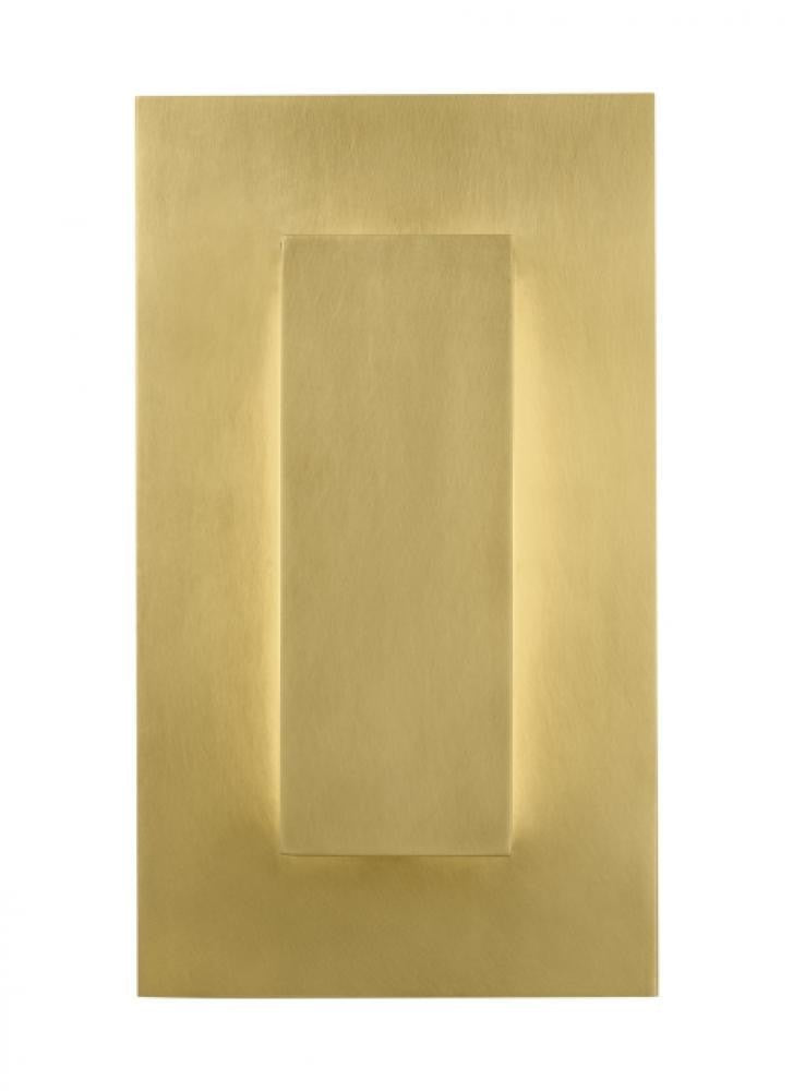 Visual Comfort Modern Aspen Outdoor Wall Sconce Natural Brass