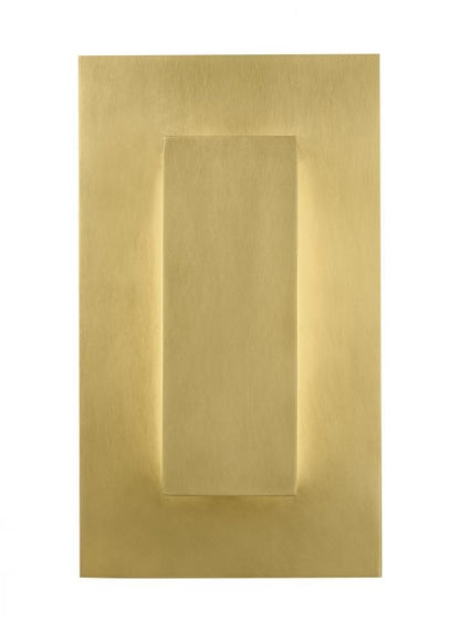 Visual Comfort Modern Aspen Outdoor Wall Sconce Natural Brass
