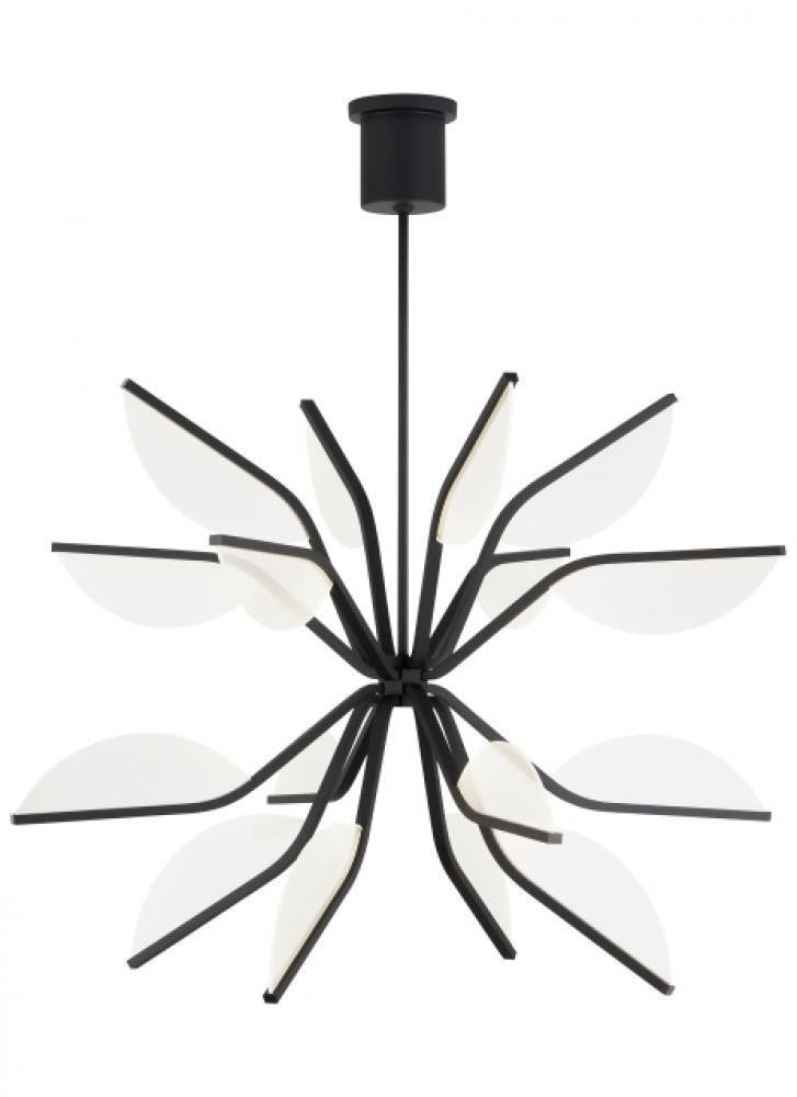 Visual Comfort Modern Belterra Globe Chandelier Black