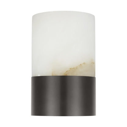 Visual Comfort & Co. Modern Collection Caspe Alabaster 6 Rechargeable Table Lamp