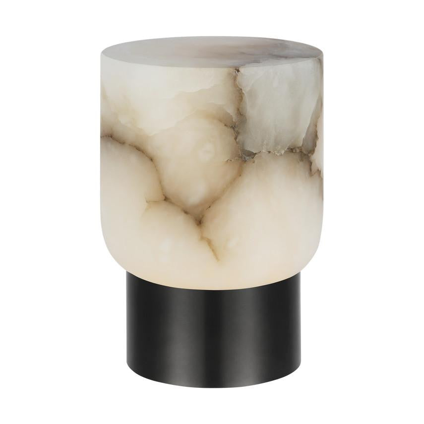 Visual Comfort & Co. Modern Collection Caspe Alabaster 7 Rechargeable Table Lamp