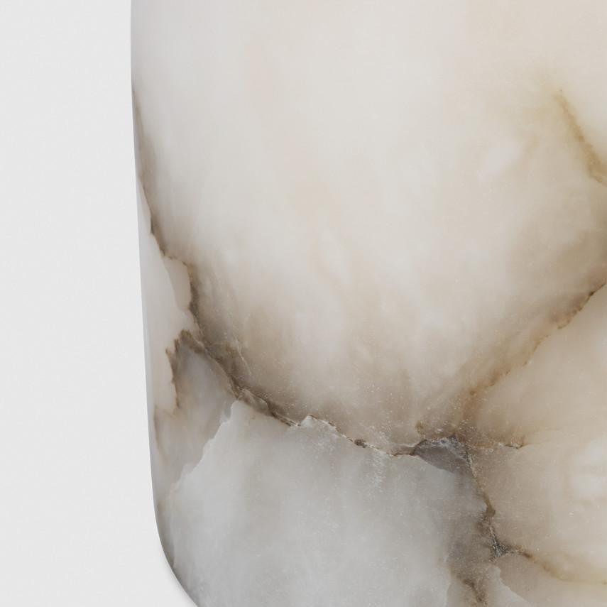 Visual Comfort & Co. Modern Collection Caspe Alabaster 7 Rechargeable Table Lamp