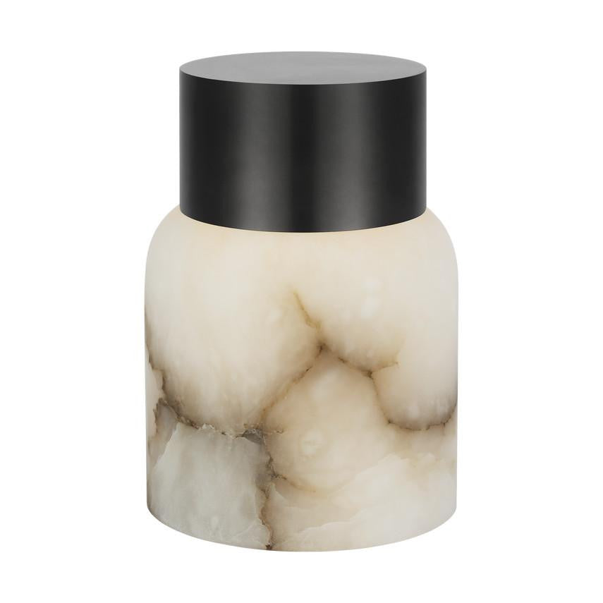 Visual Comfort & Co. Modern Collection Caspe Alabaster 7 Rechargeable Table Lamp