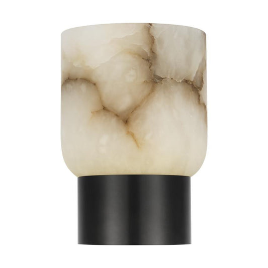 Visual Comfort & Co. Modern Collection Caspe Alabaster 7 Rechargeable Table Lamp